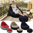 thumbnail image 1 of Meitianfacai New Inflatable Lazy Double Lunch Break Folding Leisure Sofa Backrest Armrest Sofa Seat, 1 of 9