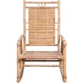 thumbnail image 2 of vidaXL Chaise Berçante avec Coussin Bambou, 2 of 5