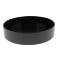 thumbnail image 3 of Black Ceramic Round Compote Planter Modern Decorative Centerpiece Bowl or 23cm, 3 of 8