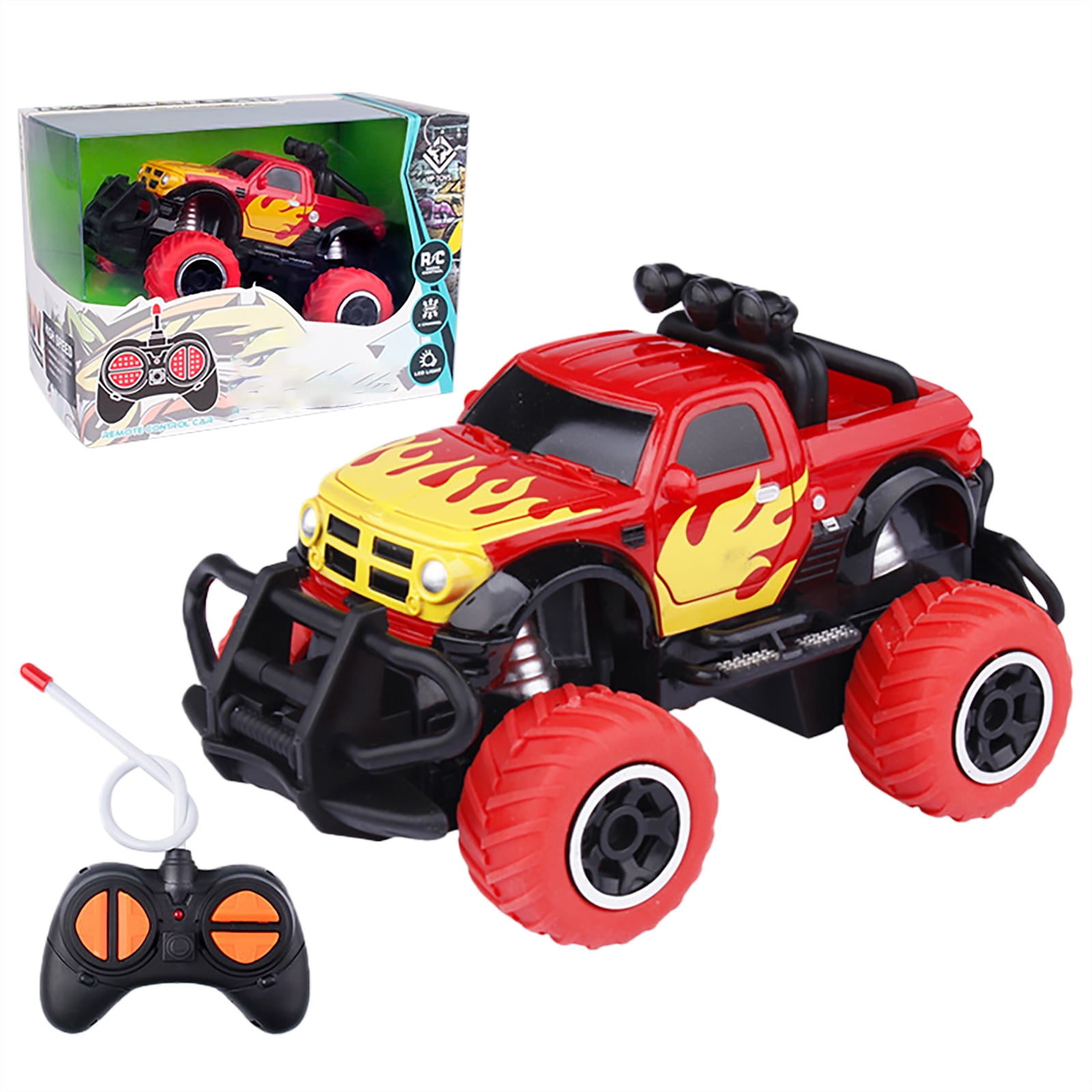 Remote Control RC Car Toys Off Road Vehicle RC Truck for Boys High Performance Hobby Ideal for Christmas Birthday Party Cool Gadgets in Red# end start#s#Product Category Remote control car Product