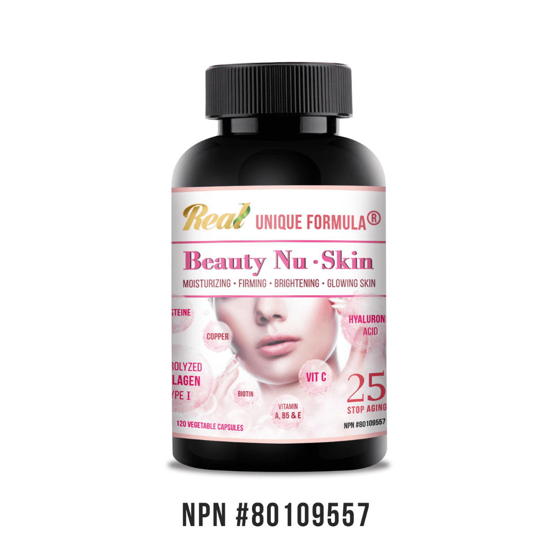 Unique Formula Beauty Nu Skin 25+ Supplement with Collagen, Vitamin C | 120 Capsules