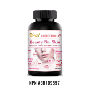 Unique Formula Beauty Nu Skin 25+ Supplement with Collagen, Vitamin C | 120 Capsules