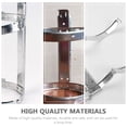 thumbnail image 2 of SHISUYAN Fire Extinguisher Bracket Iron Silver Vehicle Use 1Pcs 8.5x4.7in, 2 of 9