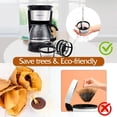 thumbnail image 3 of QUTETN Coffee Filters 5 Cup Fit Mr Coffee  Nylon Basket Small Reusable Coffee Filters with Handle  4 Count, 3 of 5