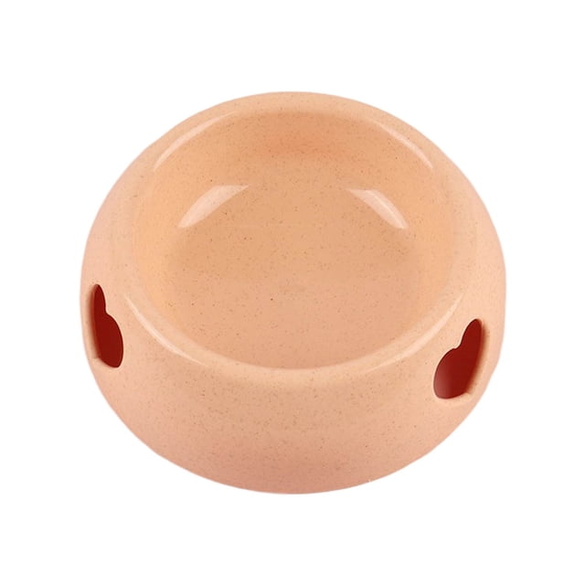 Plastic Wheat Feeder Bowls for Small to Medium Dogs, Puppies & Cats