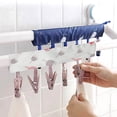 thumbnail image 2 of Solid Color Portable Fabric Clothes Hanger For Business Trips Foldable Clothes Drying Clip For Wardrobe Socks Hats Storage Clothes Clip, 2 of 6