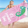 thumbnail image 3 of Microfiber Travel Towel Microfiber Beach Towel Super Lightweight Colorful Bath Towel Sandproof Beach Blanket Multi-Purpose Towel for Travel Swimming Pool 30X60 Inch, 3 of 3
