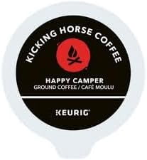 Kicking Horse Happy Camper, Medium Roast Coffee K-Cup Pods, 96 Count, for Keurig Brewers