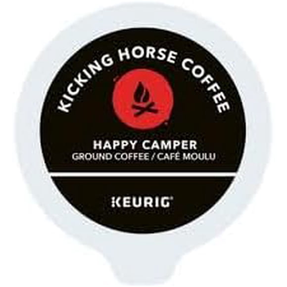 Kicking Horse Happy Camper, Medium Roast Coffee K-Cup Pods, 96 Count, for Keurig Brewers
