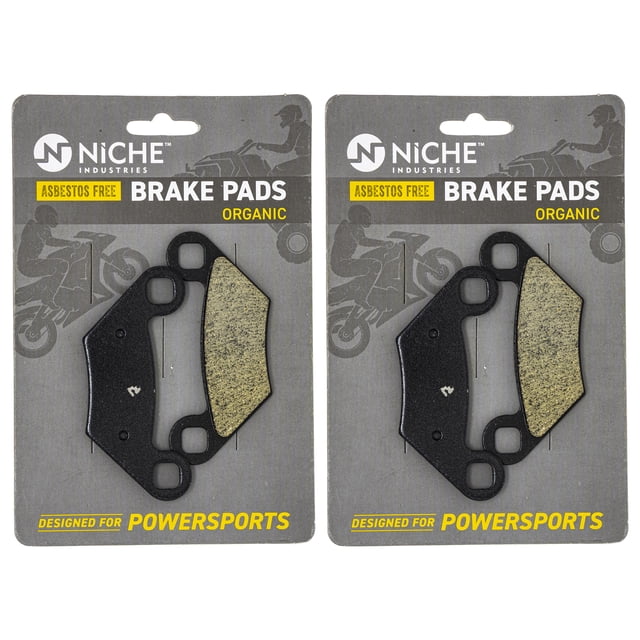 Niche Front Rear Brake Pad Set for Polaris Sportsman 500 Organic ATV 2 Pack 519-KPA2276D