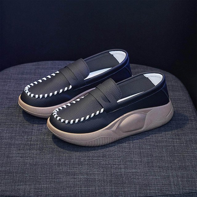 fastboy Chaussures Décontractées pour Femmes Confortables à Enfiler Souples pour la Marche Intérieure Extérieure Noir 40