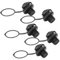 thumbnail image 3 of Air Valve, Air Valve Replacement  Air Valve, Universal 5Pcs/Set Rubber Dinghy Canoe For Inflatable Boat Kayak Black, 3 of 8
