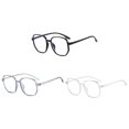 thumbnail image 4 of fastboy Large frame anti blue light flat mirror trendy polygonal myopia finished eyeglass frame, 4 of 8