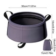 thumbnail image 3 of Wzzjkit Travel Outdoor Gear Portable Foldable Basin Foot Wash Basin Face Wash Basin Foldable Portable Basin, 3 of 6