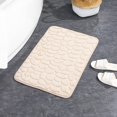 thumbnail image 3 of Super Water Absorbent Memory Foam Bath Mat Cobblestone Bathroom Rugs Machine Washable Bath Rugs 16 x 24 inch, 3 of 10