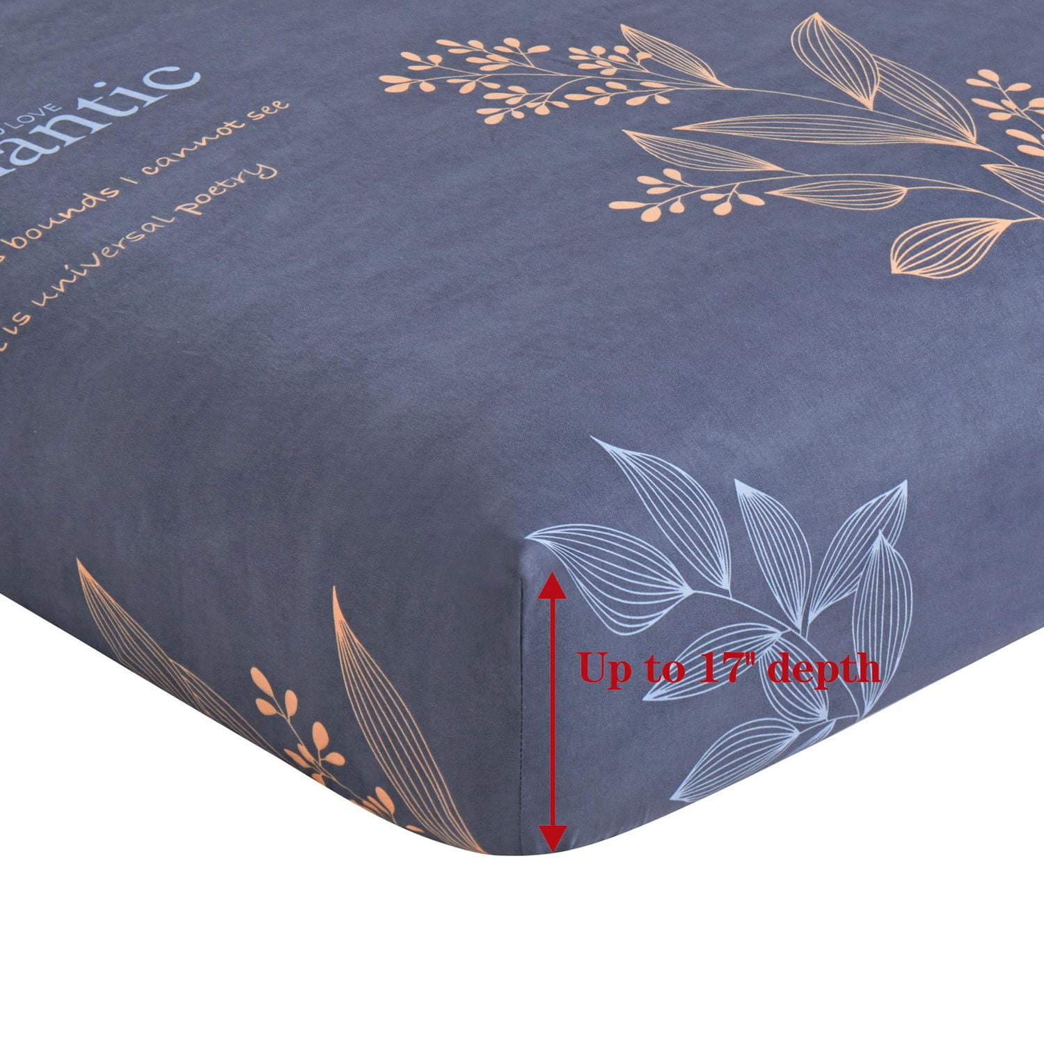 Literie Marina Décoration ultra douce et soyeuse, imprimée, en rayonne de bambou, toutes saisons, avec taies d'oreiller, motif floral romantique