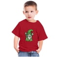 thumbnail image 4 of EGNMCR Chemisiers et Chemises à Manches Courtes à Col Rond Tout-Petits Enfants Garçons Filles Mode Mignon Col Rond Imprimé Haut à Manches Courtes Blouse Fille, 4 of 6