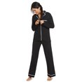 thumbnail image 1 of Jockey Women's Cooling Modal Notch Collar Long Sleeve Top & Pant Set, 1 of 5