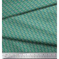 thumbnail image 2 of Soimoi Polyester Crepe Fabric Brush Stroke Abstract Decor Fabric Printed Yard 42 Inch Wide, 2 of 3