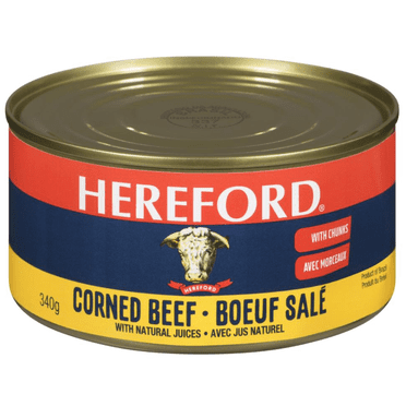 Hereford bœuf salé en conserve, gros morceaux, 340 g
