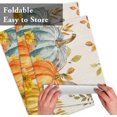 thumbnail image 4 of Thanksgiving Pumpkins Autumn Placemats Set of 4 Heat-Resistant&Anti-Skid Stain Resistant Table Mats Washable Place Mats for Thanksgiving Decorations/Party/Indoor Outdoor Fall Leaf Harvest, 4 of 6