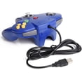 thumbnail image 3 of Manette Version USB Classique N64, Manette de Jeu Filaire USB N64 pour PC, Joystick, Clé de Jeu Filaire USB N64 Bits pour PC Windows MAC Linux Genesis Raspberry Pi Retropie Emulator [Plug & Play] (Bleu), 3 of 7