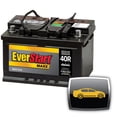 thumbnail image 1 of EverStart Auto Maxx-40R, 12 Volt, Car Battery, Group Size 40R, 650 CCA, 1 of 6