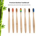 thumbnail image 2 of Flat Toothbrush Homestay Hotel Disposable Original Bbamboo Charcoal Soft Bristle Toothbrushes For Adult, 2 of 5