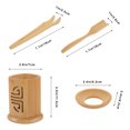 thumbnail image 2 of 6Pcs Bamboo Tea Tools and Accessories for Gongfu Tea Set Chinese Tea Ceremony 11.8X7.9X4.5in, 2 of 8