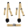 thumbnail image 1 of Chevy II 1966-1967 Airplane 3 Point Tan Retractable Bench Seat Belt Kit - 3 Belts, 1 of 1
