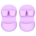 thumbnail image 2 of Silicone Face Scrubber Face Cleanser And Massager Brush Silicone Face Scrubber Exfoliating Brush Finger Face Scrubber Manual Face Scrubber For Exfoliating Deep Cleaning,Purple Makeup Brush, 2 of 9