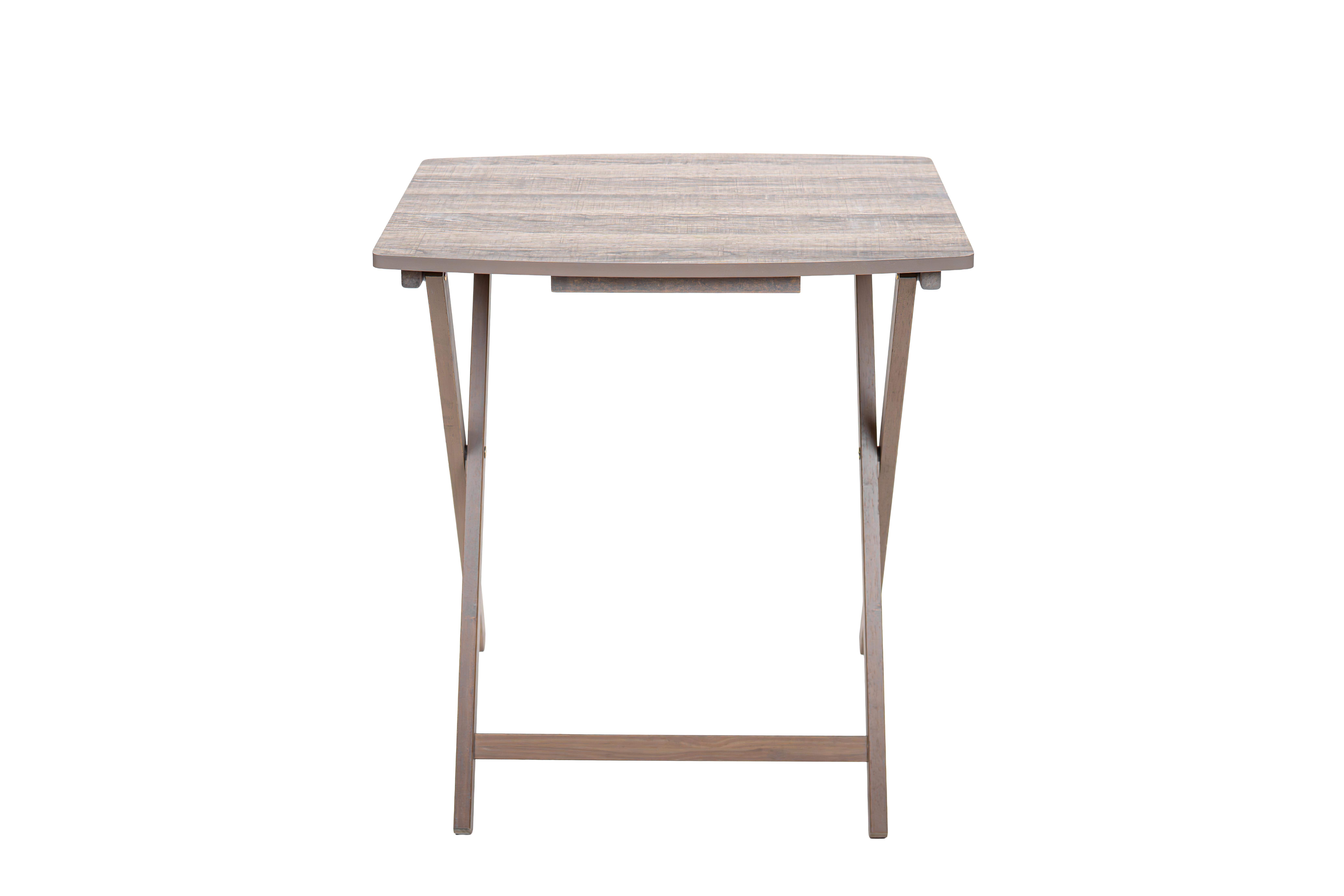 Mainstays Table plateau très grand format Gris rustique