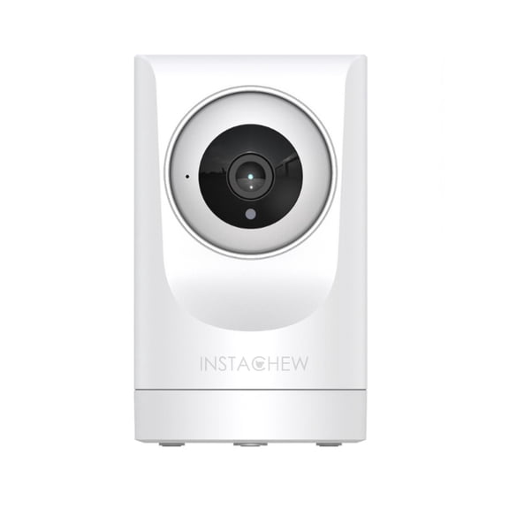 Instachew Purrsight 360° Pet Camera With Phone App, 2 Way Audio, Smart Indoor Security Camera, Wi-Fi , White