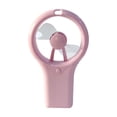 thumbnail image 2 of Limited Time Deal Iumwxz Mini Portable Fan Silent Powerful Handheld Fan Cute 3 Speed Small Desk Fan with Base Lightweight Makeup USB Rechargeable Fan Room Decor, 2 of 8