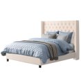 thumbnail image 1 of Fairfield Queen Bed with Tufted and Winged Headboard, 1 of 9