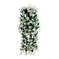 thumbnail image 1 of Mlkoz Home Decoration, Simulation Lilys Rattan Artificial Flower Wall Hanging Basket Indoor And or Decorative Flowers Suitable For Decorating Indoor Wedding, Birthday Gifts, 1 of 5
