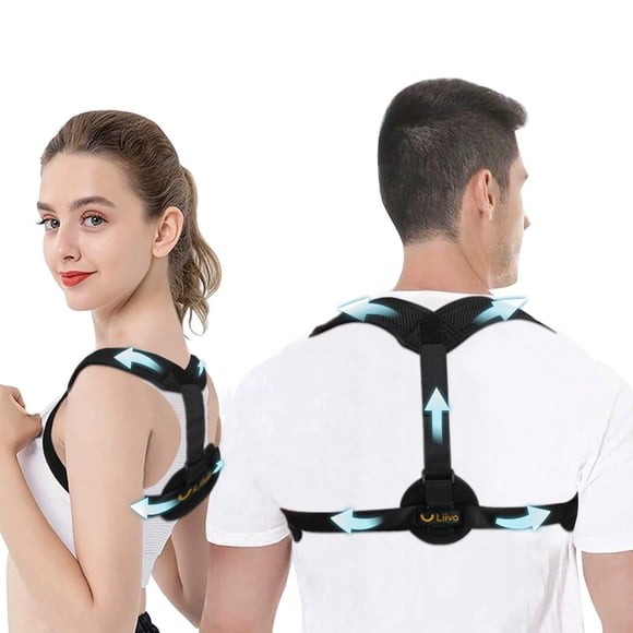 Liiva Back Posture Corrector Posture Belt,Adjustable Posture Brace for Back Clavicle Support and Upper Back Correction