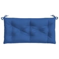thumbnail image 2 of vidaXL Garden Bench Cushion Blue 100x50x7cm Oxford Fabric, 2 of 4