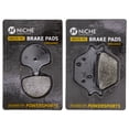 thumbnail image 1 of Niche Complete Organic Brake Pad Set for Harley-Davidson Dyna Motorcycle MK1002611, 1 of 8