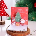thumbnail image 1 of Nilvkv Christmas Tree Card 3 D Glitter Christmas Tree Greeting Card and Envelope 3 D Christmas Greeting Card Greeting Card Merry Christmas Card Winter Holiday, 1 of 6