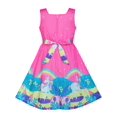 thumbnail image 2 of Girls Dress Unicorn Rainbow Sleeveless Deep Pink Princess 10 Years, 2 of 7