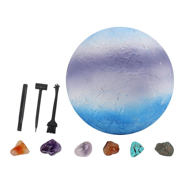H Solar System Planets Digging Kit For Kids Archaeology Exploration Toy With Neptune Gemstone Mining Science Educational Stem Toy For Space Learning And Discovery 262G