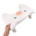 thumbnail image 4 of SHOWERORO Step Stool For Bathroom Toilet White ABS Squatting Toilet Stool For Adults 1Set, 4 of 8