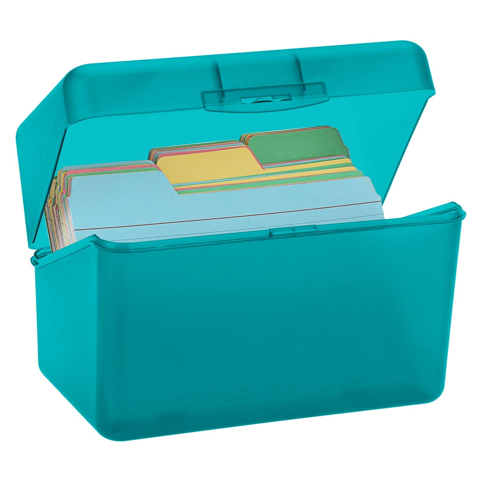 3x5 recipe card binder Index Holder Box The clear plastic sleeves are perfectly sized to fit the 4x6 recipe cards from our menu planning boxes to keep your recipes easily accessible. Samsill Plastic Recipe Holder, Recipe