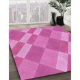 thumbnail image 3 of Ahgly Company Machine Washable Indoor Rectangle Transitional Violet Purple Area Rugs, 5' x 8', 3 of 7