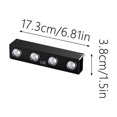 thumbnail image 2 of FEISHENTT Solar Powered Step Lamp Outdoor IP65 1200mAh Solar Lamp Suitable for Camping Trailers and Automatically Switches To Warm Light LED Stair Lighting, 2 of 6