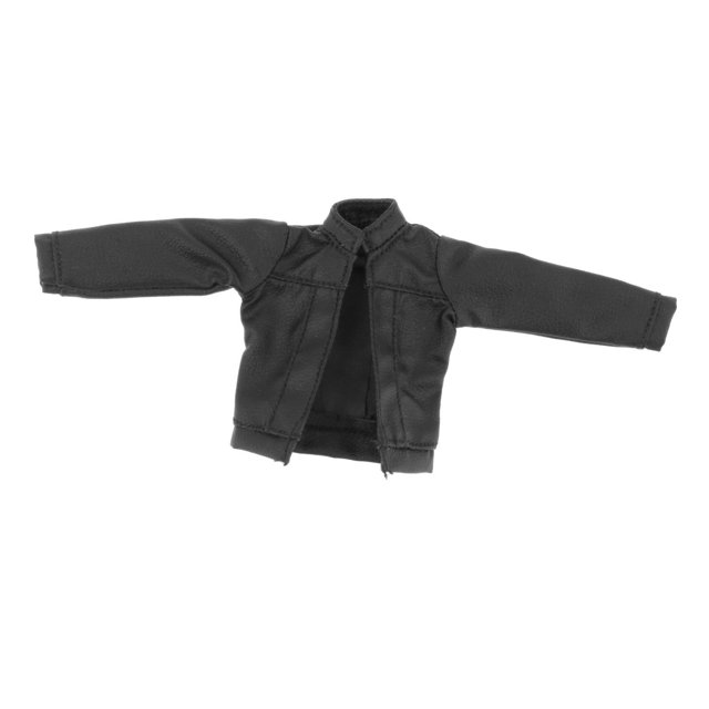 Milaget 1/12 Scale Female Miniature Jacket Suit, Figure Leather Coat Suit, DIY Accessory