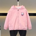 thumbnail image 5 of LOVZFMLL Vestes pour Filles Printemps Veste à Manches Longues à Capuche Décontractée Fine 10-11 Ans, 5 of 5