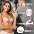thumbnail image 3 of Adhesive Bra Sticky Bra ,Reusable Strapless, 3 of 5