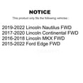 thumbnail image 2 of Kugel Rear Wheel Bearing Hub Assembly 70-512668 for Car Ford Edge Lincoln Nautilus MKX Continental FWD, 2 of 11